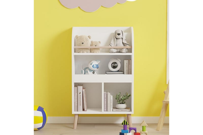 Elyric Bokhylle 60 cm - Hvit - Oppbevaring - Hyller - Bokhylle