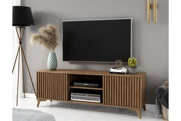 Entsian Gulvstående TV-benk 150 cm med Oppbevaring i Eik - Brun - Møbler - Mediamøbel & tv møbel - TV-benk & mediabenk