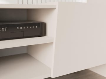 Falkor TV-benk 200 cm i Lyst Tre - Beige - Møbler - Mediamøbel & tv møbel - TV-benk & mediabenk