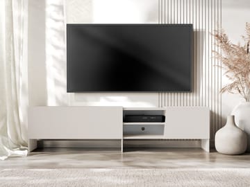 Falkor TV-benk 200 cm i Lyst Tre - Beige - Møbler - Mediamøbel & tv møbel - TV-benk & mediabenk