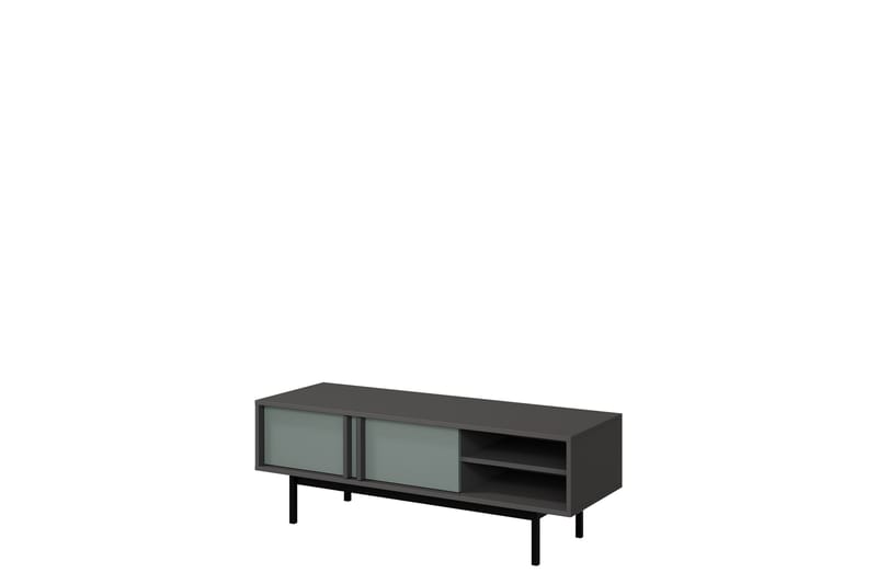 Farshian Tv-Benk 123x43 cm - Grå/Grønn - Møbler - Mediamøbel & tv møbel - TV-benk & mediabenk