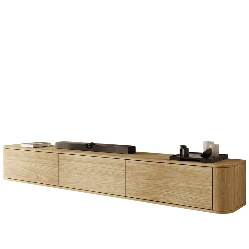 Fjora TV-benk 200 cm, Lysebrun
