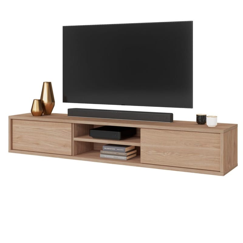 Flytende TV-stativ Frida 2 klaffer opp - Oljet Eik - Møbler - Mediamøbel & tv møbel - TV-benk & mediabenk