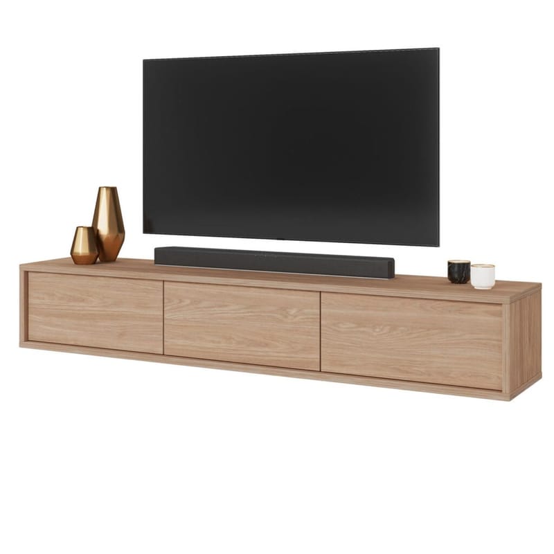 Flytende TV-stativ Frida 3 klaffer opp - Oljet Eik - Møbler - Mediamøbel & tv møbel - TV-benk & mediabenk