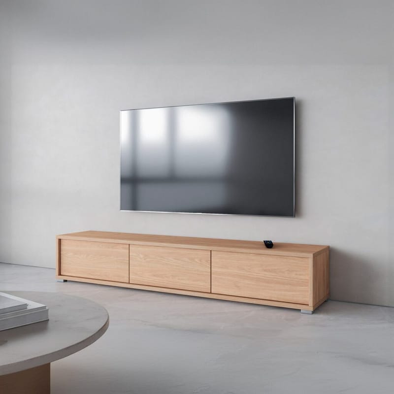 Flytende TV-stativ Frida 3 klaffer opp - Oljet Eik - Møbler - Mediamøbel & tv møbel - TV-benk & mediabenk