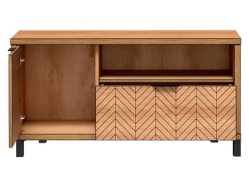 Fonti Frittstående TV-benk 118 cm med Oppbevaring - Brun - Møbler - Mediamøbel & tv møbel - TV-benk & mediabenk