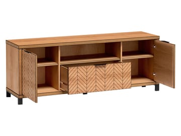 Fonti Gulvstående TV-benk 159 cm i Treutseende - Brun - Møbler - Mediamøbel & tv møbel - TV-benk & mediabenk