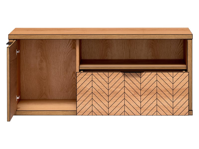 Fonti TV-benk 118 cm i Tre - Brun - Møbler - Mediamøbel & tv møbel - TV-benk & mediabenk