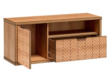 Fonti TV-benk 118 cm i Tre - Brun - Møbler - Mediamøbel & tv møbel - TV-benk & mediabenk