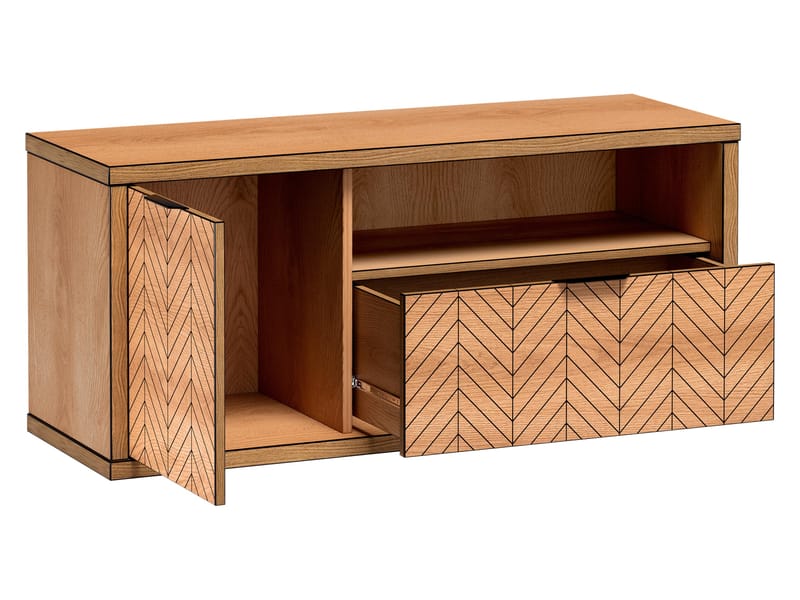 Fonti TV-benk 118 cm i Tre - Brun - Møbler - Mediamøbel & tv møbel - TV-benk & mediabenk