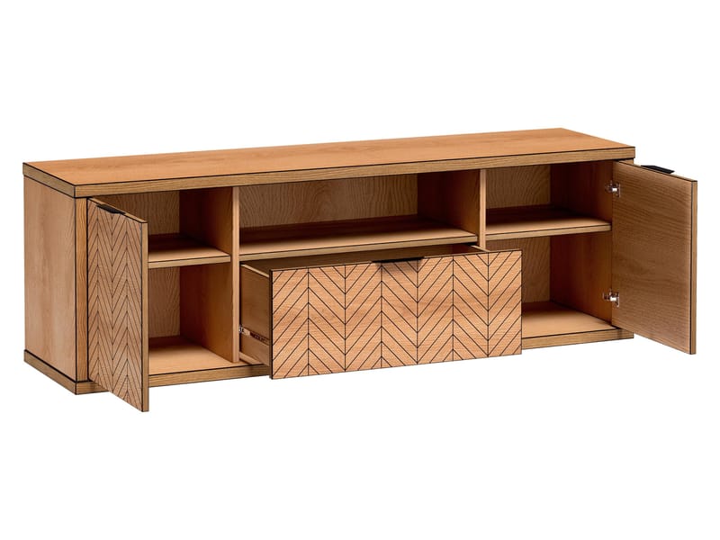Fonti TV-benk 159 cm i Tre - Brun - Møbler - Mediamøbel & tv møbel - TV-benk & mediabenk