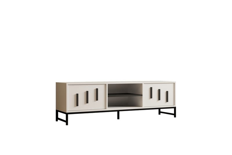 Form TV-benk 160 cm - Hvit - Møbler - Mediamøbel & tv møbel - TV-benk & mediabenk