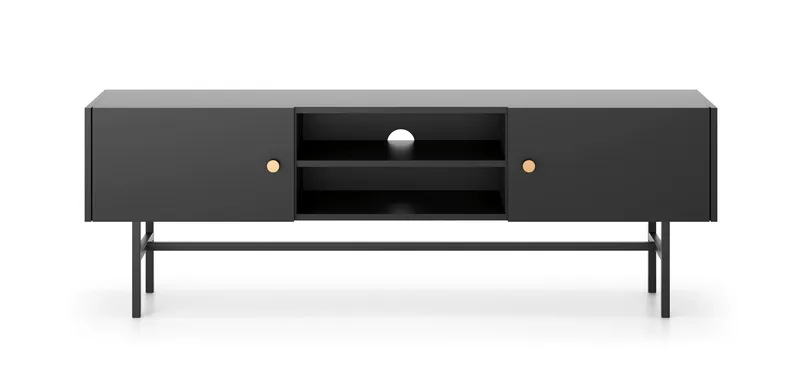 Francisca TV-benk 155 cm - Svart - Møbler - Mediamøbel & tv møbel - TV-benk & mediabenk