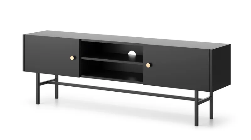 Francisca TV-benk 155 cm, Svart