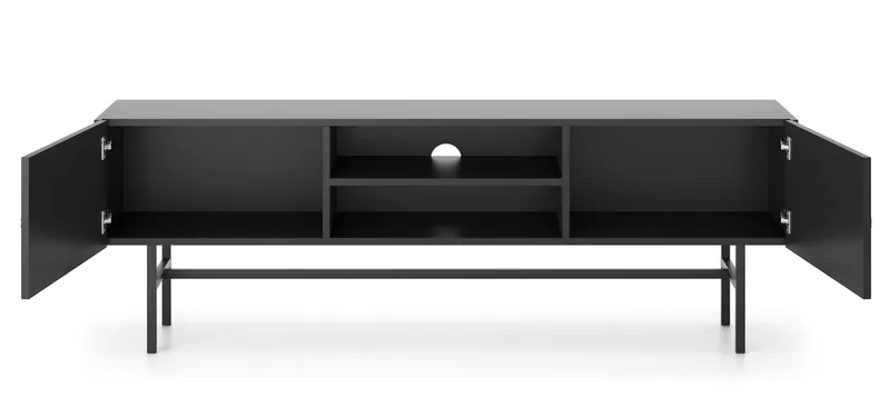 Francisca TV-benk 155 cm - Svart - Møbler - Mediamøbel & tv møbel - TV-benk & mediabenk