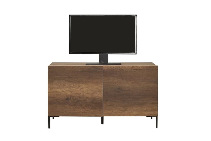 Galnor TV-benk 120 cm - Mellomfarget tre - Møbler - Mediamøbel & tv møbel - TV-benk & mediabenk