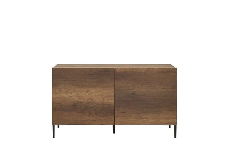 Galnor TV-benk 120 cm - Mellomfarget tre - Møbler - Mediamøbel & tv møbel - TV-benk & mediabenk