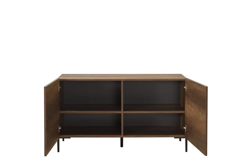 Galnor TV-benk 120 cm - Mellomfarget tre - Møbler - Mediamøbel & tv møbel - TV-benk & mediabenk