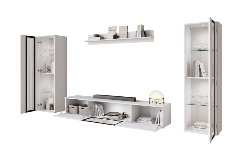 Gammelt Tv-Møbelsett - Beige - Møbler - Mediamøbel & tv møbel - TV-møbelsett