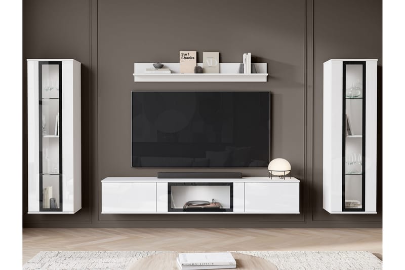 Gammelt Tv-Møbelsett - Beige - Møbler - Mediamøbel & tv møbel - TV-møbelsett