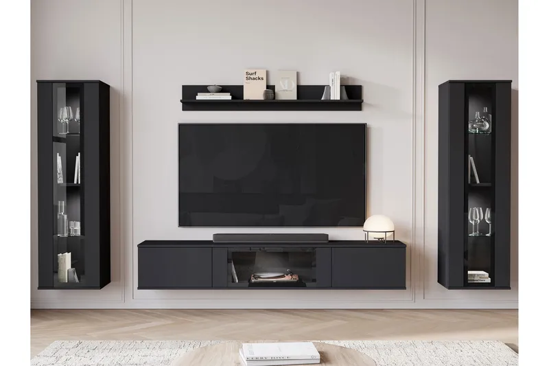 Gammelt Tv-Møbelsett - Grå - Møbler - Mediamøbel & tv møbel - TV-møbelsett