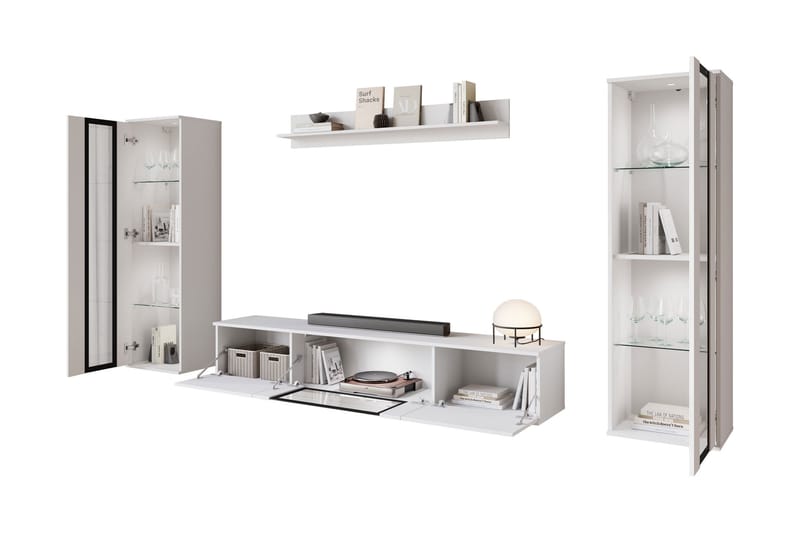 Gammelt Tv-Møbelsett - Grå - Møbler - Mediamøbel & tv møbel - TV-møbelsett