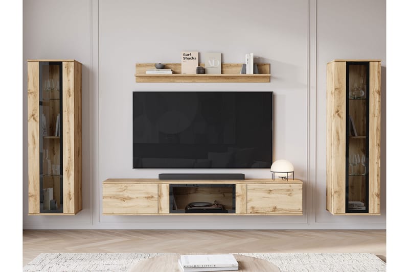 Gammelt Tv-Møbelsett - Grå - Møbler - Mediamøbel & tv møbel - TV-møbelsett