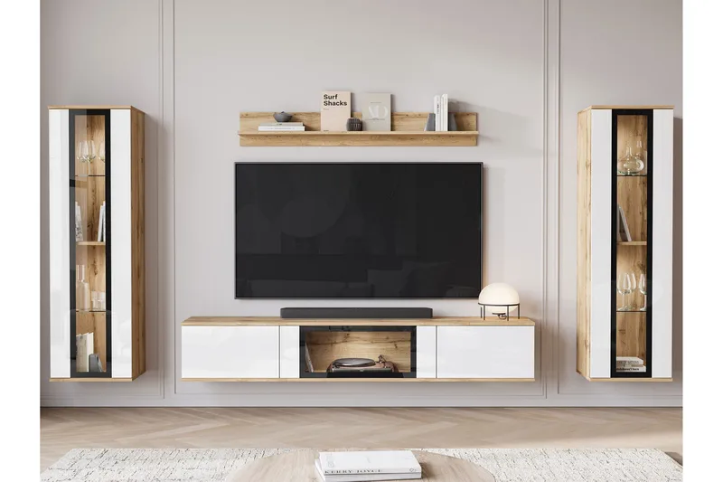 Gammelt Tv-Møbelsett - Grå - Møbler - Mediamøbel & tv møbel - TV-møbelsett