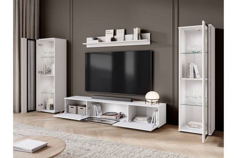 Gammelt Tv-Møbelsett - Rosa - Møbler - Mediamøbel & tv møbel - TV-møbelsett