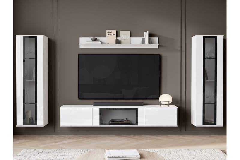 Gammelt Tv-Møbelsett - Rosa - Møbler - Mediamøbel & tv møbel - TV-møbelsett