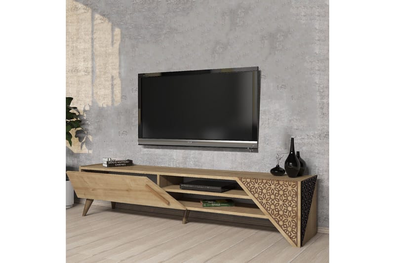 Gerais TV-benk 180 cm - Eik - Møbler - Mediamøbel & tv møbel - TV-benk & mediabenk