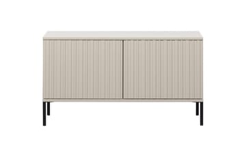 Gravure Gulvstående TV-benk 100 cm med Oppbevaring i Malt Tre - Beige - Møbler - Mediamøbel & tv møbel - TV-benk & mediabenk