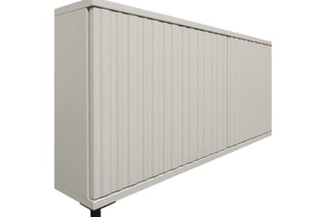 Gravure Gulvstående TV-benk 100 cm med Oppbevaring i Malt Tre - Beige - Møbler - Mediamøbel & tv møbel - TV-benk & mediabenk