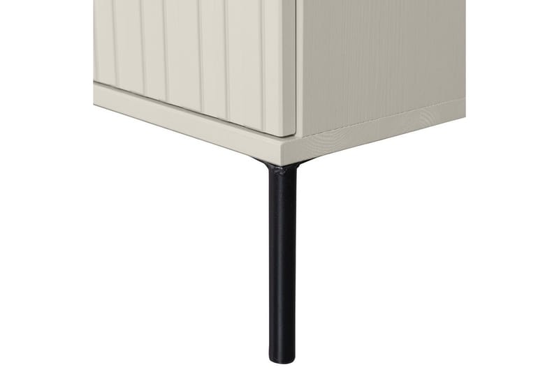 Gravure Gulvstående TV-benk 150 cm med Oppbevaring i Mørkt Tre - Lys Beige - Møbler - Mediamøbel & tv møbel - TV-benk & mediabenk