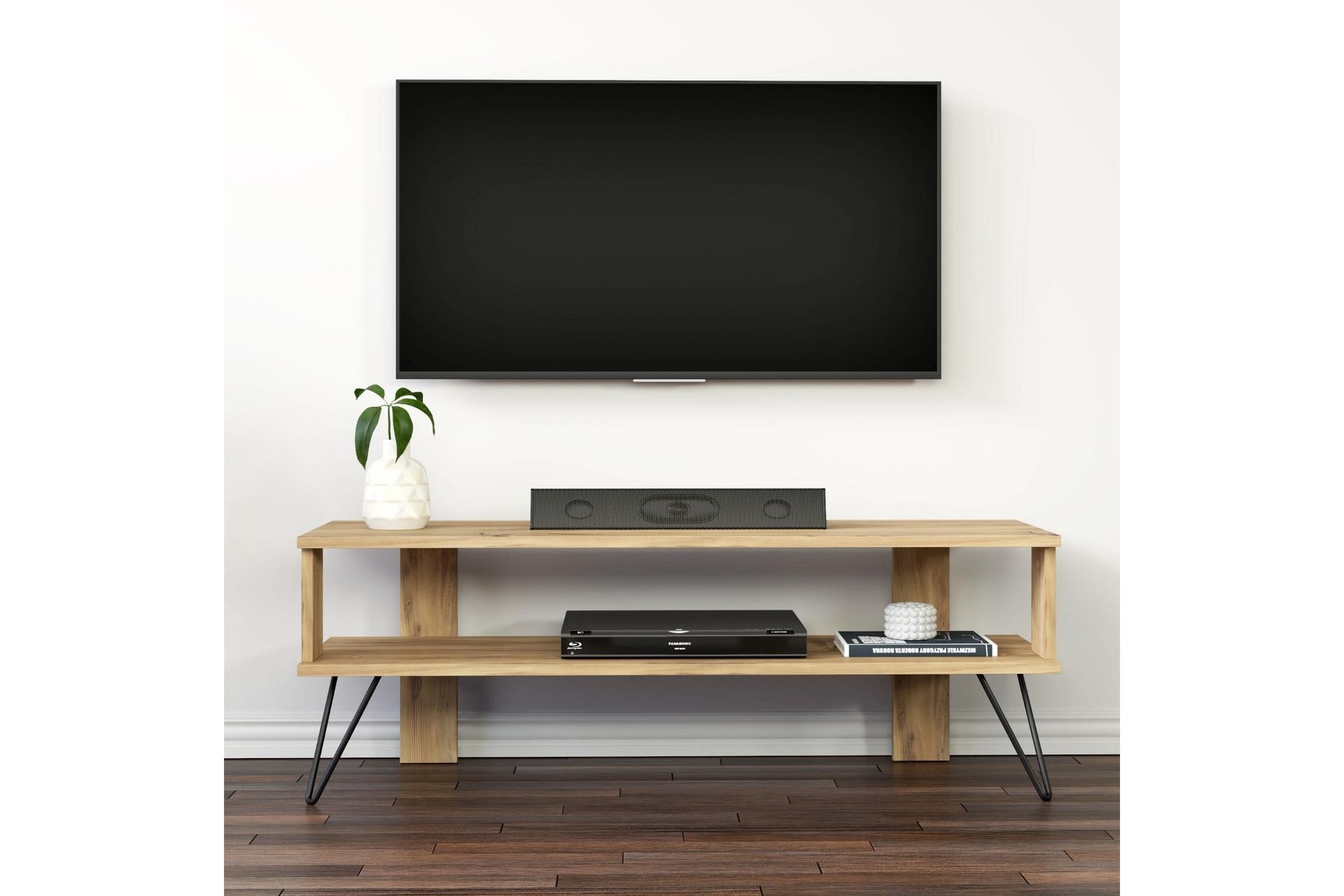 Greger TV-benk 120 cm - Eik - Møbler - Mediamøbel & tv møbel - TV-benk & mediabenk
