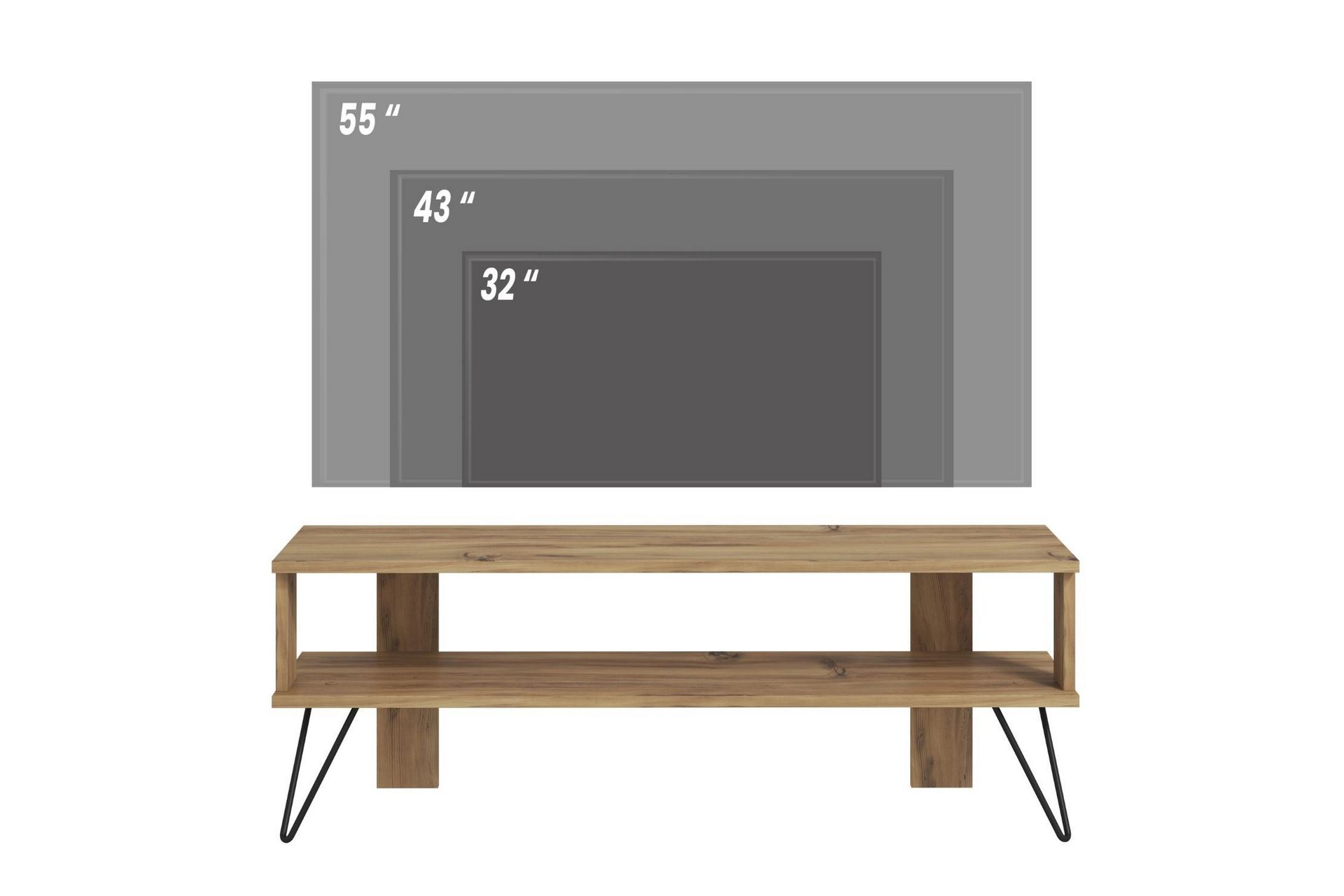 Greger TV-benk 120 cm - Eik - Møbler - Mediamøbel & tv møbel - TV-benk & mediabenk