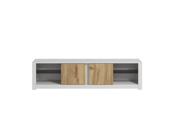 Griselda TV-benk 180 cm i Eik - Hvit - Møbler - Mediamøbel & tv møbel - TV-benk & mediabenk
