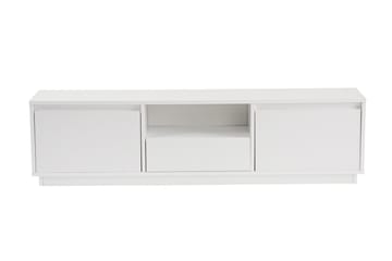 Gulliver Gulvstående TV-benk 160 cm med Oppbevaring i Malt Tre - Hvit - Møbler - Mediamøbel & tv møbel - TV-benk & mediabenk