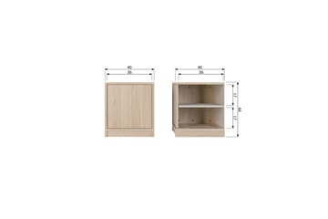 Gulvskap Modulær - 44x40x40 cm - Oppbevaring - Skap - Oppbevaringsskap