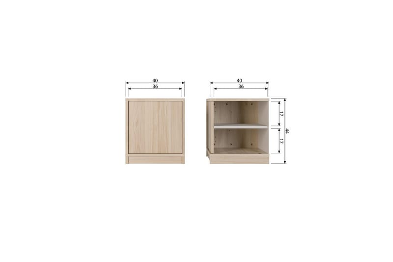 Gulvskap Modulær - 44x40x40 cm - Møbler - Mediamøbel & tv møbel - TV-skap