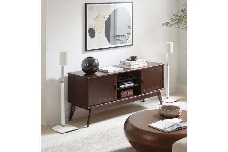 Gulvstativ Sanus for Sonos ERA 100 2 Deler - Hvit - Møbler - Mediamøbel & tv møbel - Mediestativ & veggfeste