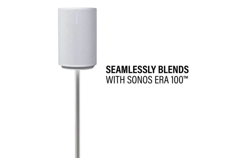 Gulvstativ Sanus for Sonos ERA 100 2 Deler - Hvit - Møbler - Mediamøbel & tv møbel - Mediestativ & veggfeste