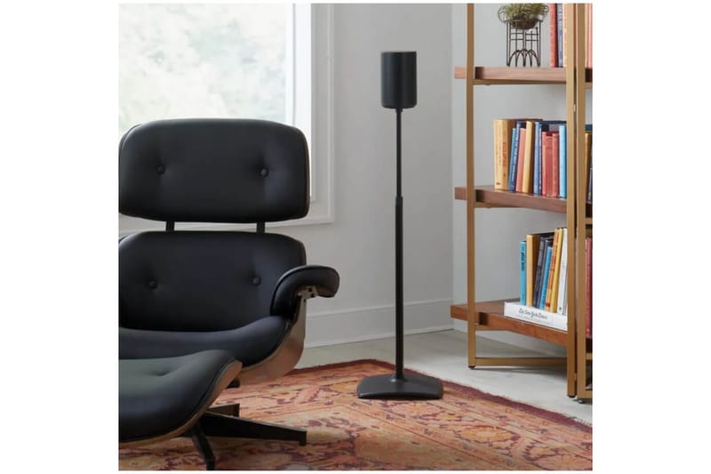 Gulvstativ Sanus for Sonos ERA 100 2 Deler Svart, Justerbart stativ - Svart, Justerbart stativ - Møbler - Mediamøbel & tv møbel - Mediestativ & veggfeste