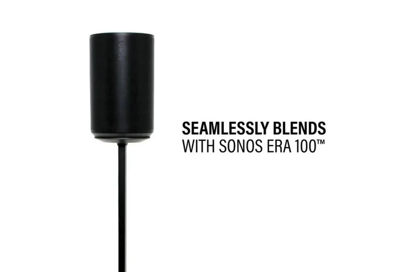 Gulvstativ Sanus for Sonos ERA 100 2 Deler - Svart - Møbler - Mediamøbel & tv møbel - Mediestativ & veggfeste