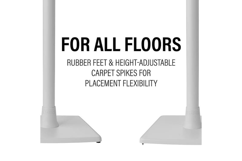 Gulvstativ Sanus for Sonos ERA 100 - Hvit - Møbler - Mediamøbel & tv møbel - Mediestativ & veggfeste