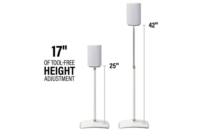 Gulvstativ Sanus for Sonos ERA 100 - Hvit - Møbler - Mediamøbel & tv møbel - Mediestativ & veggfeste