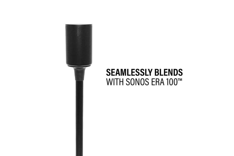 Gulvstativ Sanus for Sonos Era 100 Svart, Fast stativ - Svart, Fast stativ - Møbler - Mediamøbel & tv møbel - Mediestativ & veggfeste