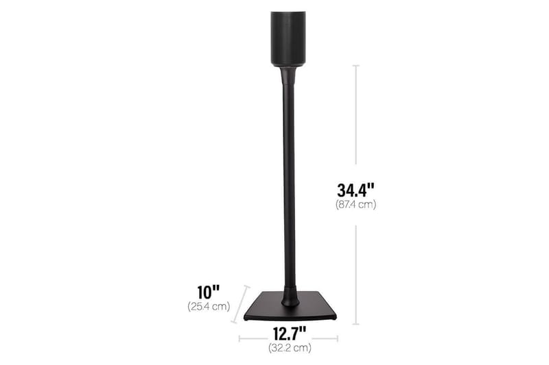 Gulvstativ Sanus for Sonos Era 100 Svart, Fast stativ - Svart, Fast stativ - Møbler - Mediamøbel & tv møbel - Mediestativ & veggfeste