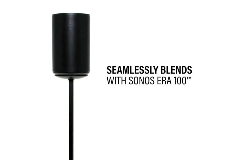 Gulvstativ Sanus for Sonos ERA 100 - Svart - Møbler - Mediamøbel & tv møbel - Mediestativ & veggfeste