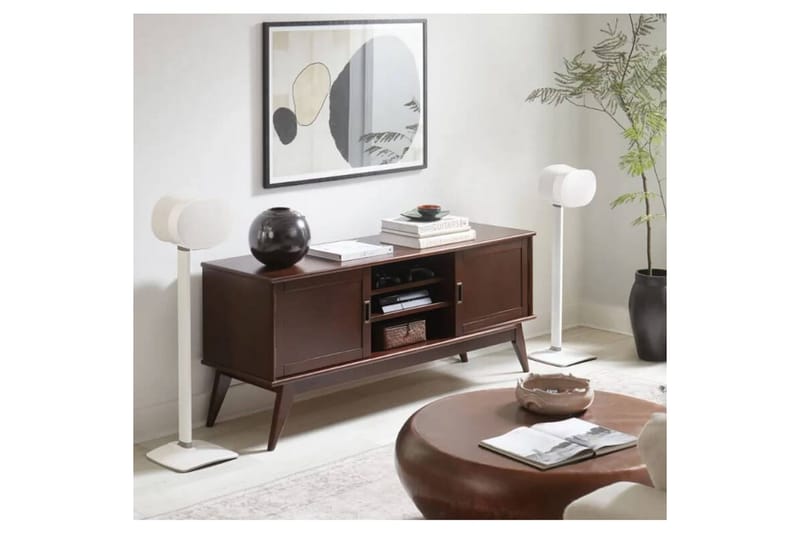 Gulvstativ Sanus for Sonos ERA 300 2 deler Hvit, Fast stativ - Hvit, Fast stativ - Møbler - Mediamøbel & tv møbel - Mediestativ & veggfeste